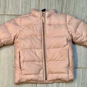 Ralph Lauren Light Pink Baby Puffer Jacket